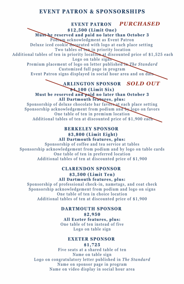 2025 Insurance Professional of the Year Gala Sponsorship Opportunities